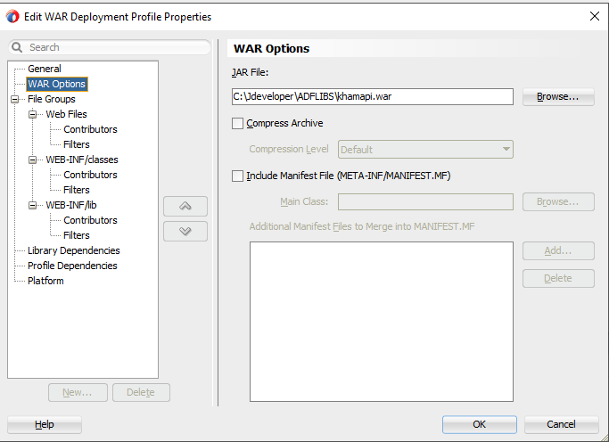 How to create and edit a MANIFEST.MF file in a JDeveloper 12c WAR ...