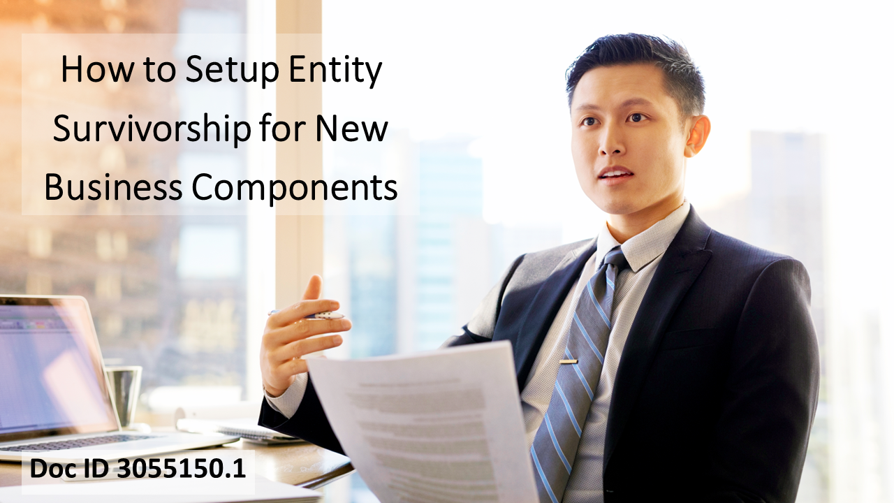 New HowTo Document to Setup Entity Survivorship for New Business ...