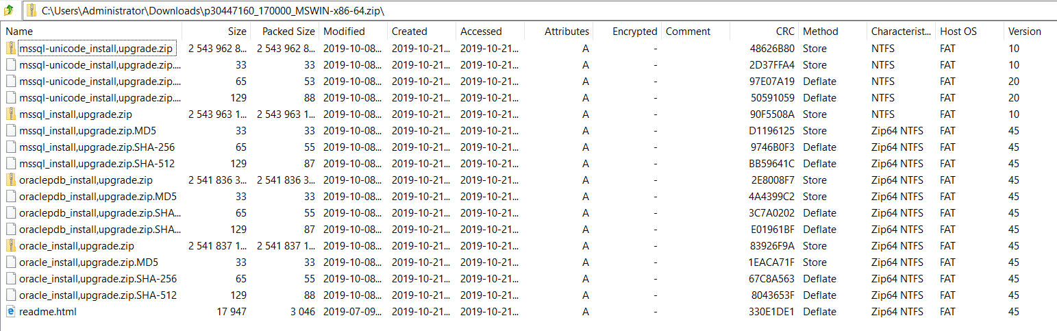 Xstore 17.0.3 package is missing the artifacts.zip — oracle-mosc