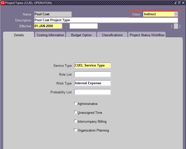 Project Po How to select indirect project at PO distribution? — oracle-mosc
