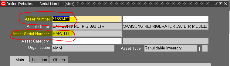 How to update the Asset Number field with the same Asset Serial Number ...