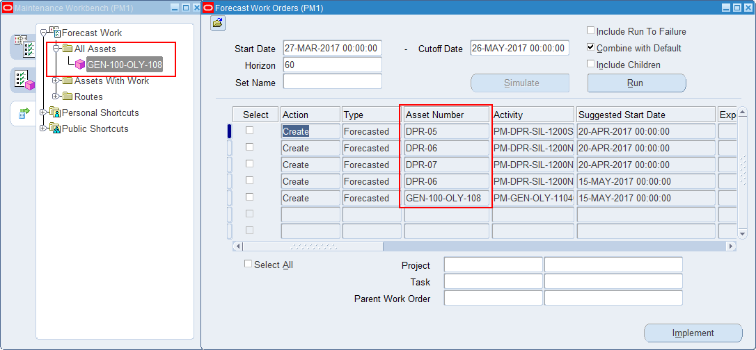 Maintenance workbench is not working as expected — oracle-mosc
