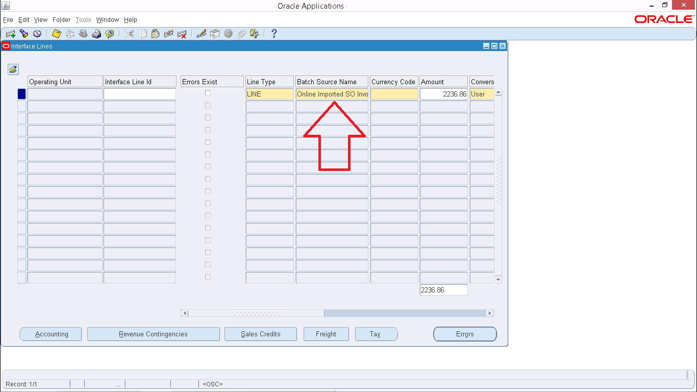 Shemas Table Oracle Invoice Autoinvoice Master Program does not pick transaction lines from ...