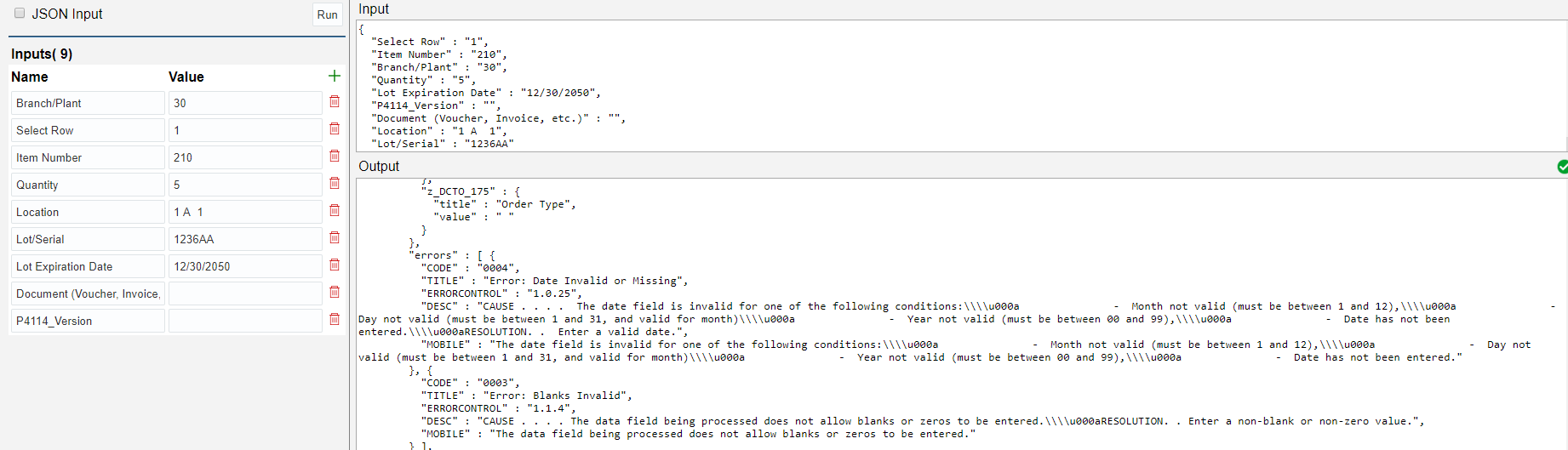 Error: Date Invalid or Missing - ORCH — oracle-mosc
