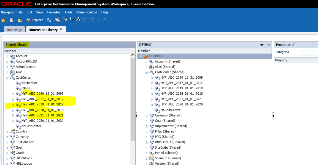 Where does the Metadata information stored for EPMA shared library ...