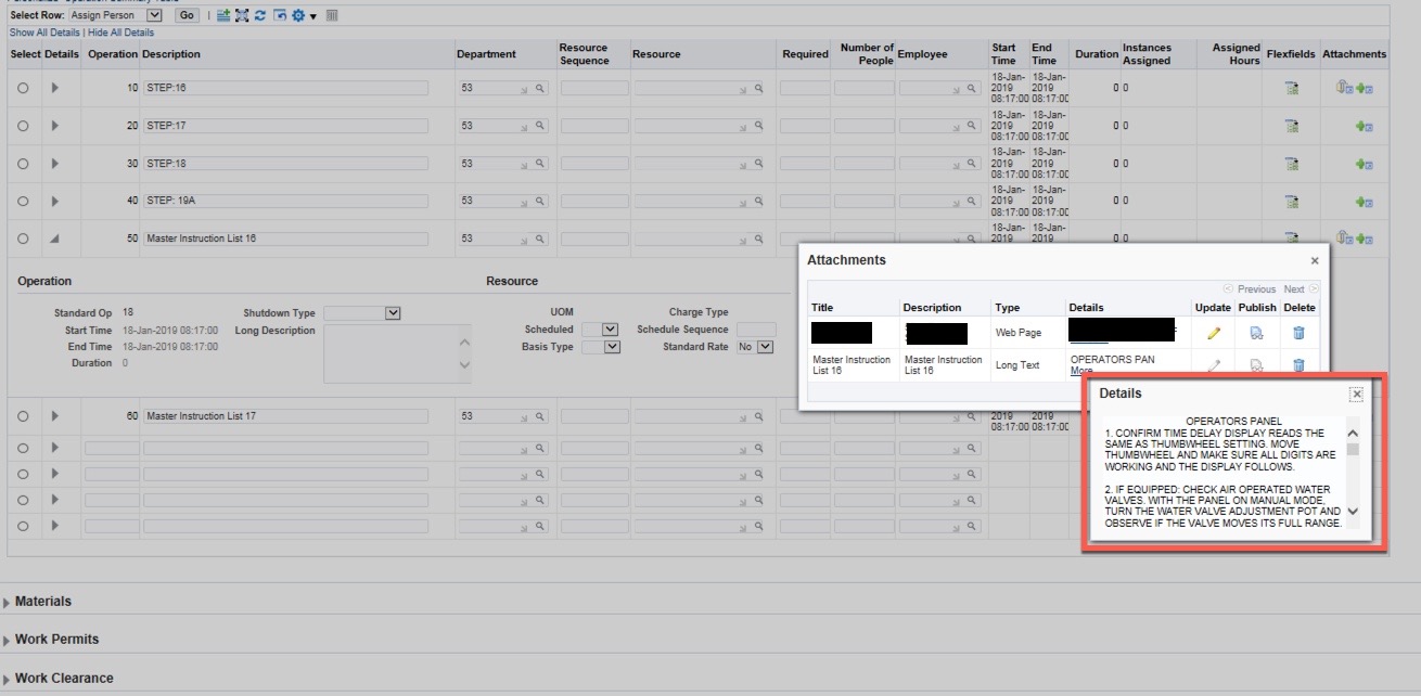 Can't Resize view attachment window in Work Order attachments — oracle-mosc