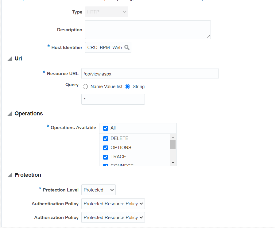 OAM protect policy not take effect when the URI contains multiple ...