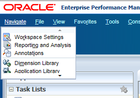 How do I fix my menu navigation in Workspace? — oracle-mosc