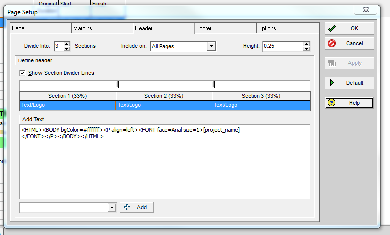 Primavera page setup issue.png