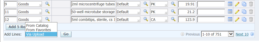 Upload Lines To Blanket Purchase Agreement Does Not Update Existing 
