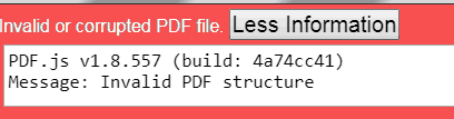 PDF payslip invalid or corrupted PDF file error in Chrome. — oracle-mosc
