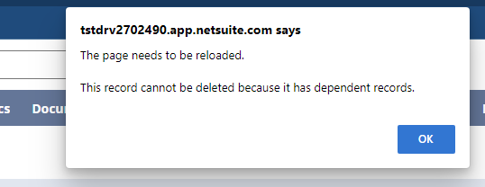Could not delete workflow field due to dependencies — NetSuite Community