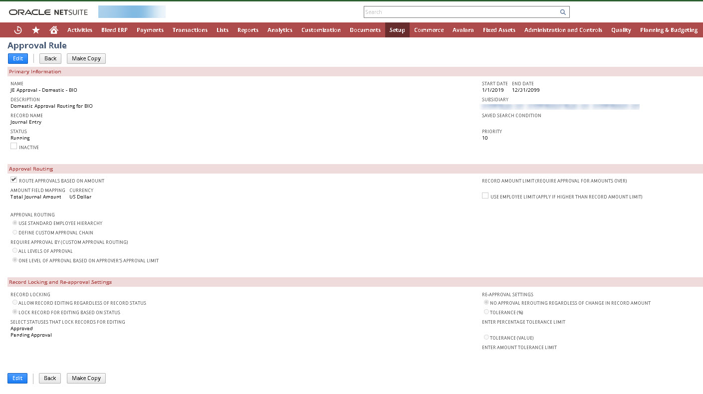 How to create a two level journal entry approval workflow? — NetSuite ...