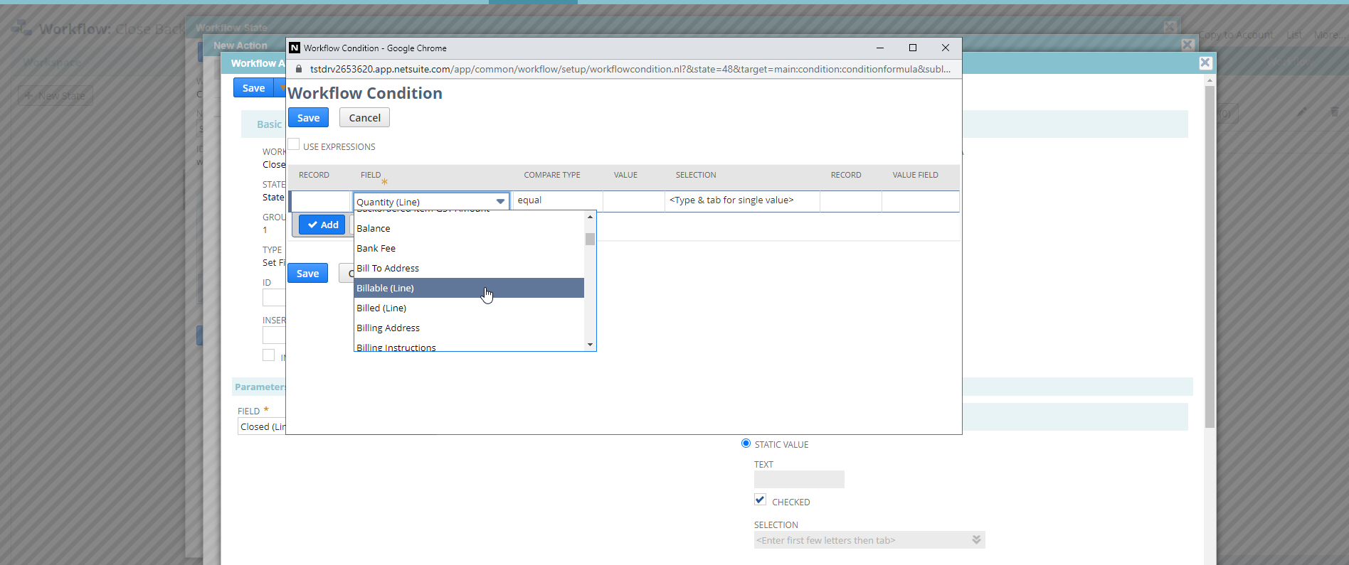 How to Use Quantity Backordered Field as a Condition in Workflow ...