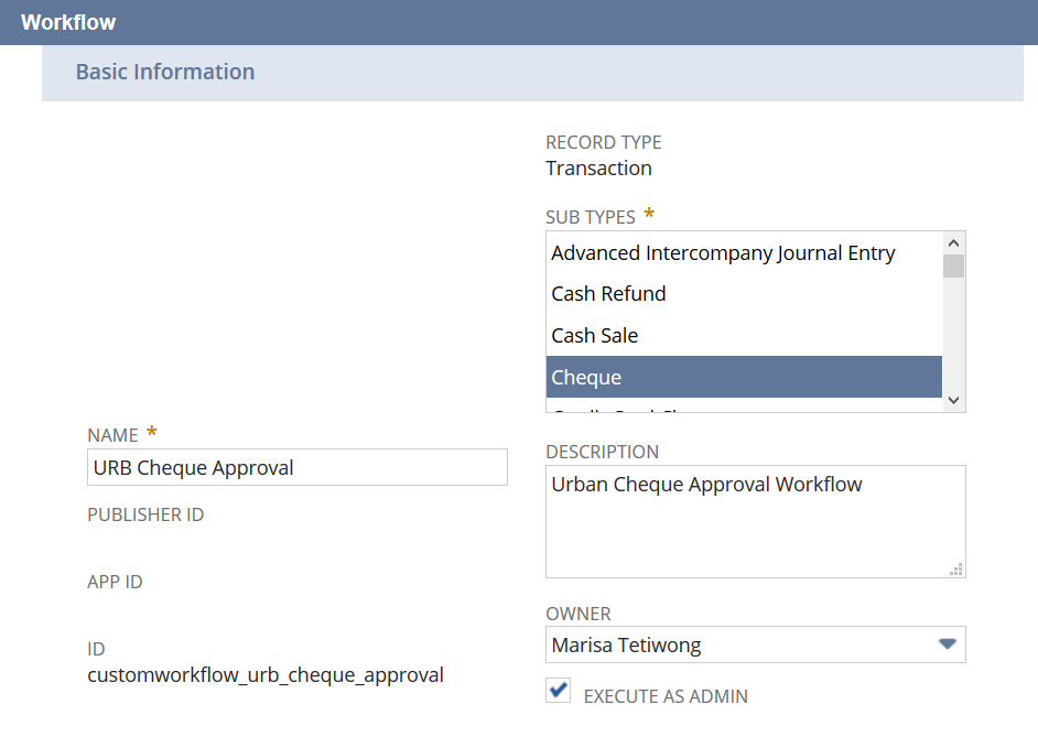 How To Control GL Posting Status In Write Check Approval Workflow 