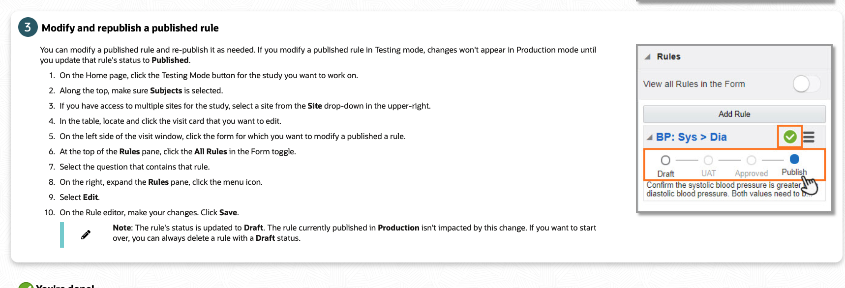 Modify and republish a published rule.png