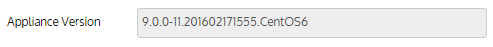 Unitrends Appliance Version