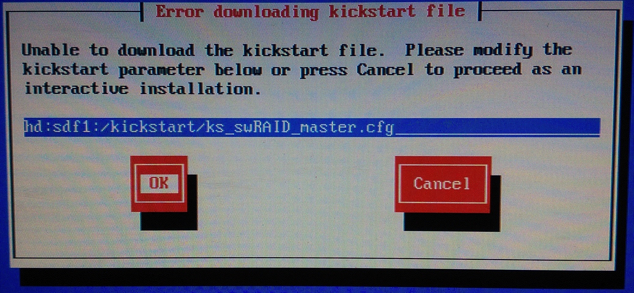 Select OK