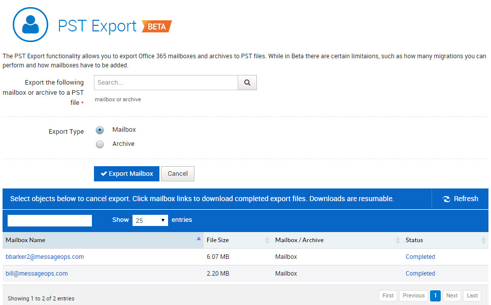 MainPSTExport