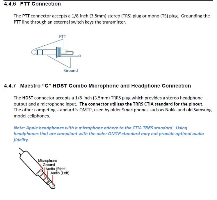Maestro C MIC connector.jpg