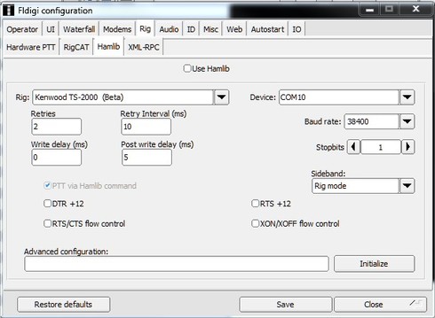 fldigi setup instructions