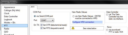 ham radio deluxe logbook setup