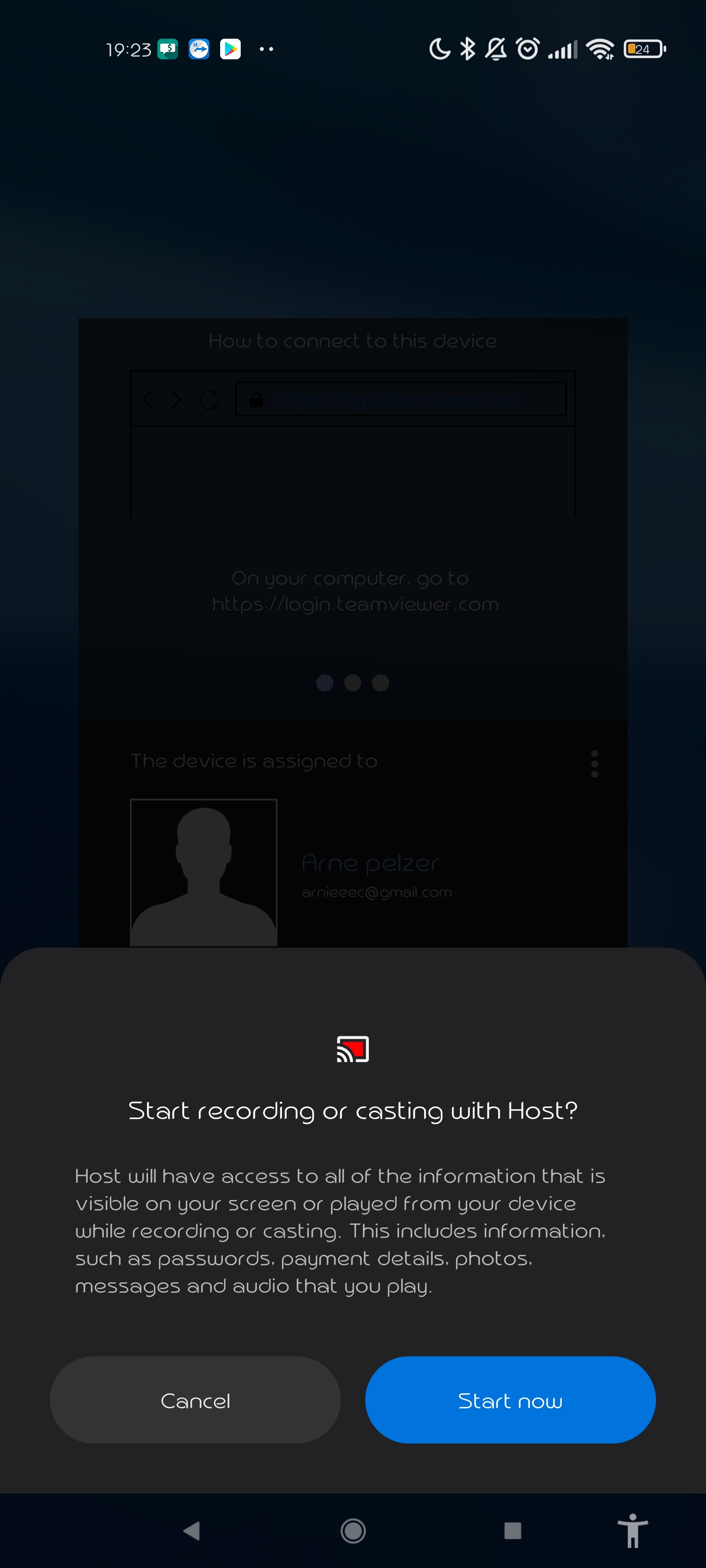 Host not connecting — TeamViewer Support