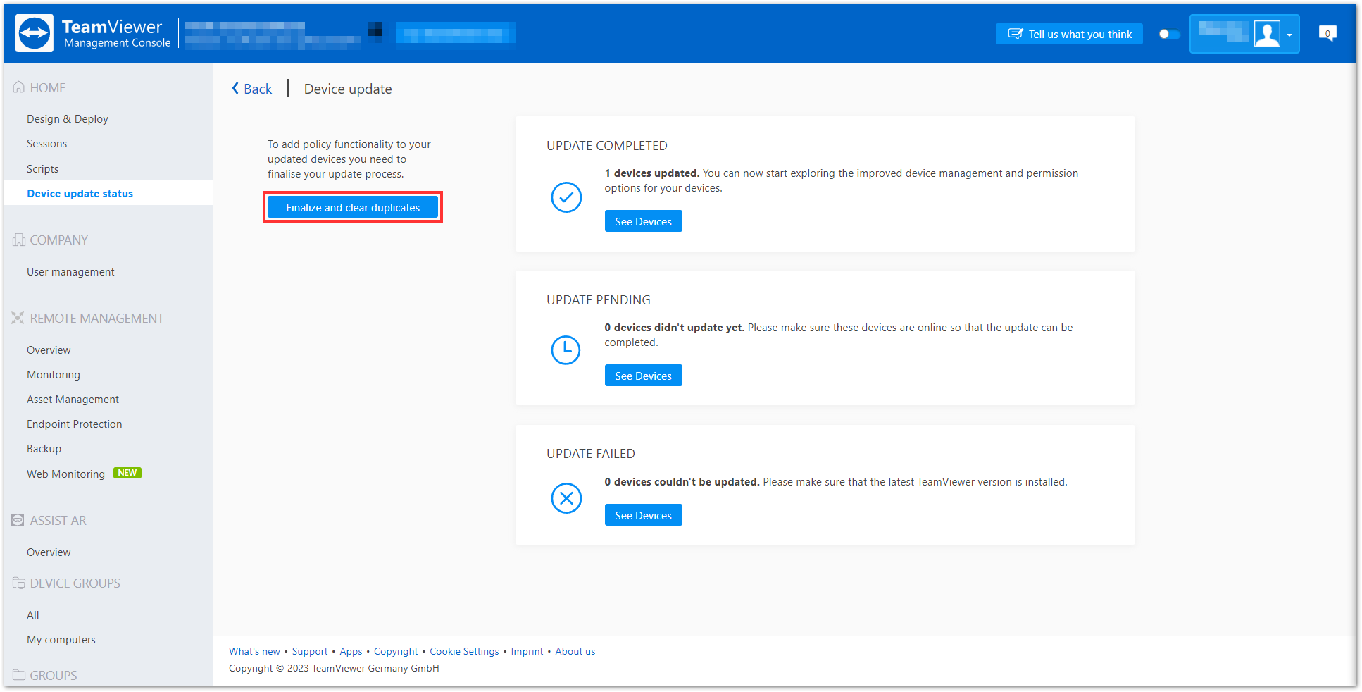 Update your devices TeamViewer Support