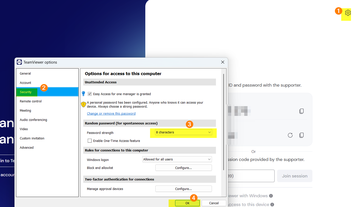 Remote Password Does Not Auto Populate - TeamViewer Community