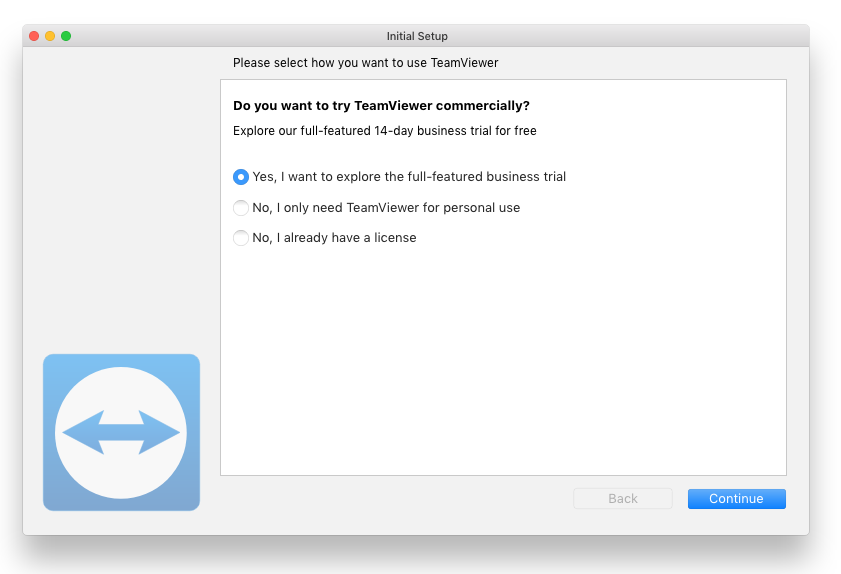 installing teamviewer on mac