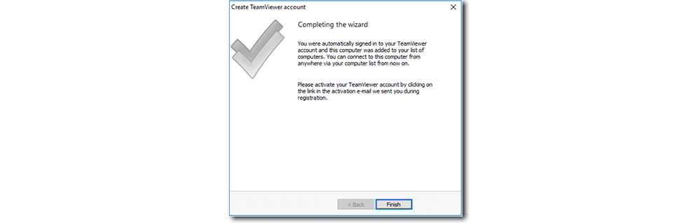 teamviewer create account