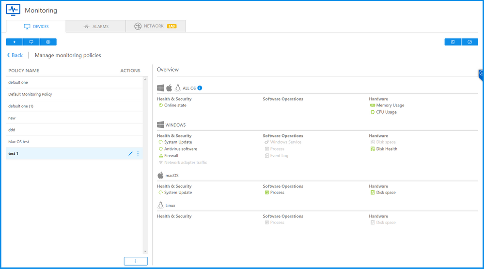 Monitoring Policy Redesign — TeamViewer Support