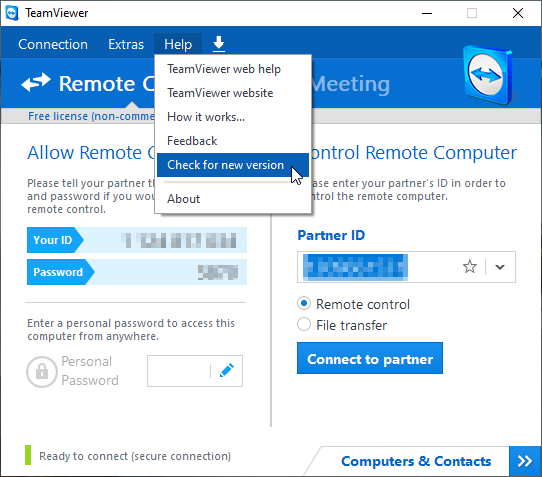 previous versions of teamviewer 10