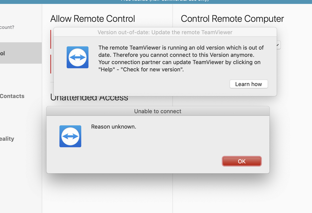 teamviewer no connection to partner