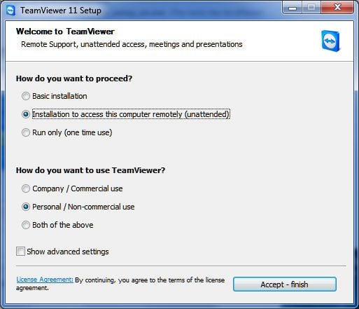 team viewer for windows7