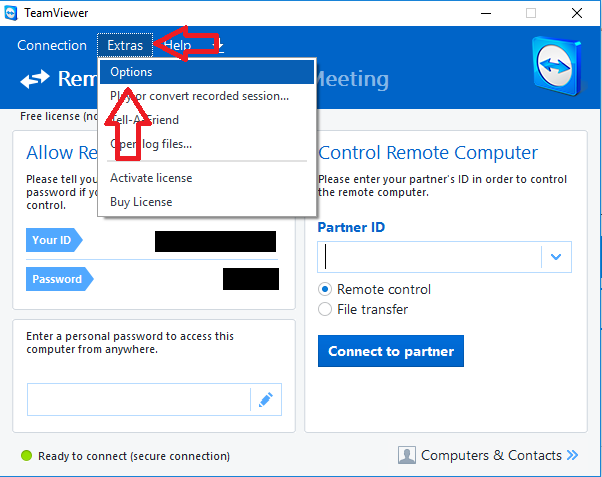 how to hide teamviewer