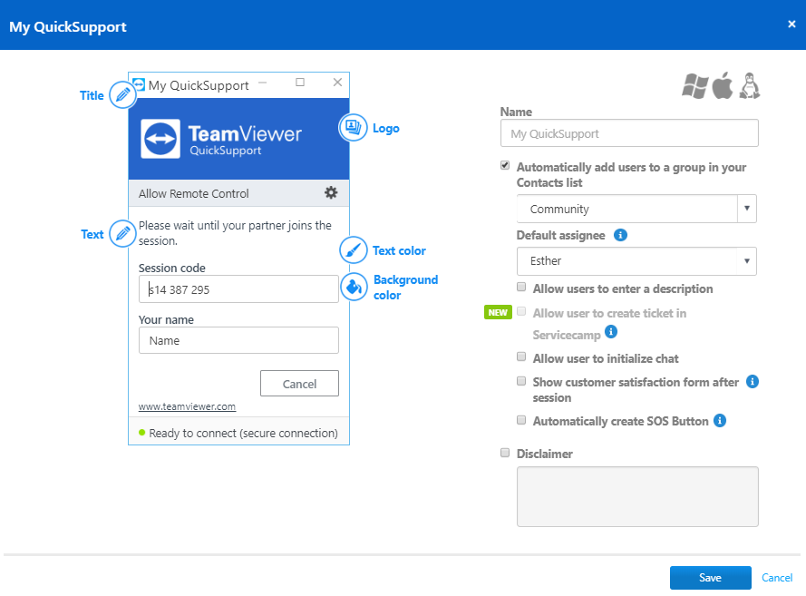 teamviewer quick support for mac