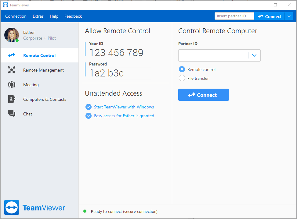 teamviewer enhanced multi-user support not in free version