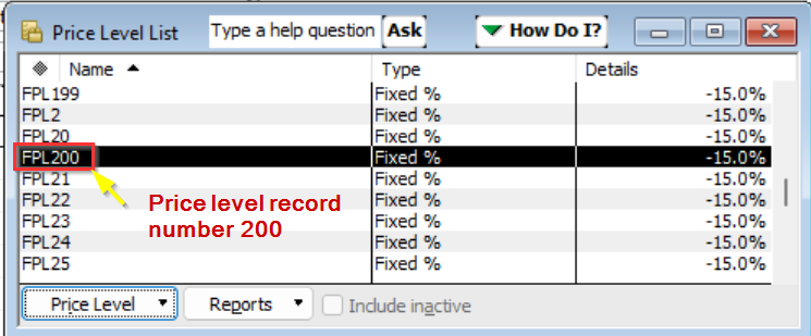 Price Level List Multiple price level lists per account - Reckon Community