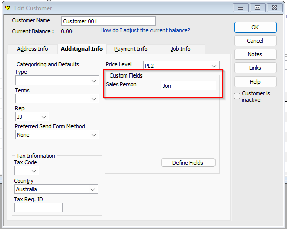 Ability to use Custom Fields as Columns in Reports for Reckon One ...