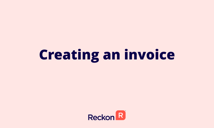 Creating an invoice.png