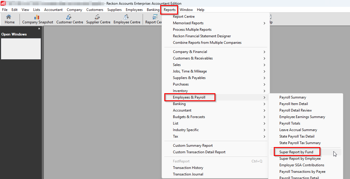 Super Report Example Super Report By Fund with Totals - Reckon Community