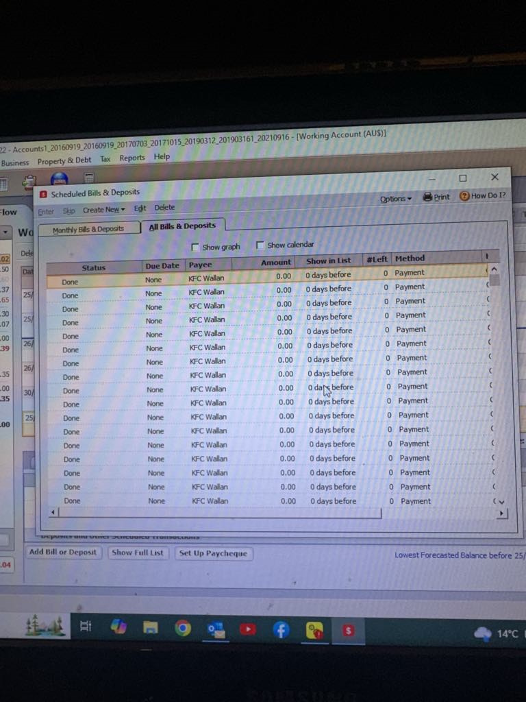 Scheduled Transaction list.jpeg