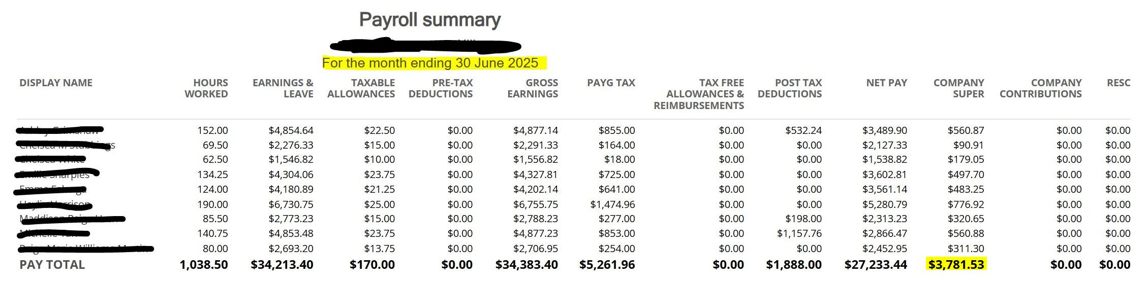 Payroll Summary - June 2025.JPG
