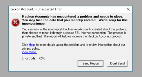 quicken update not responding