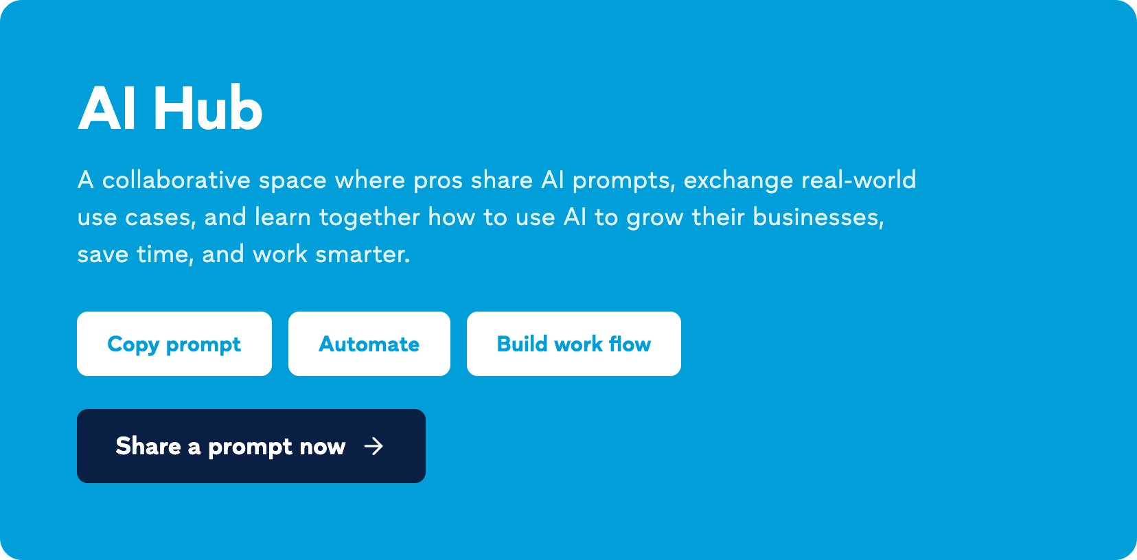 AI Hub Banner