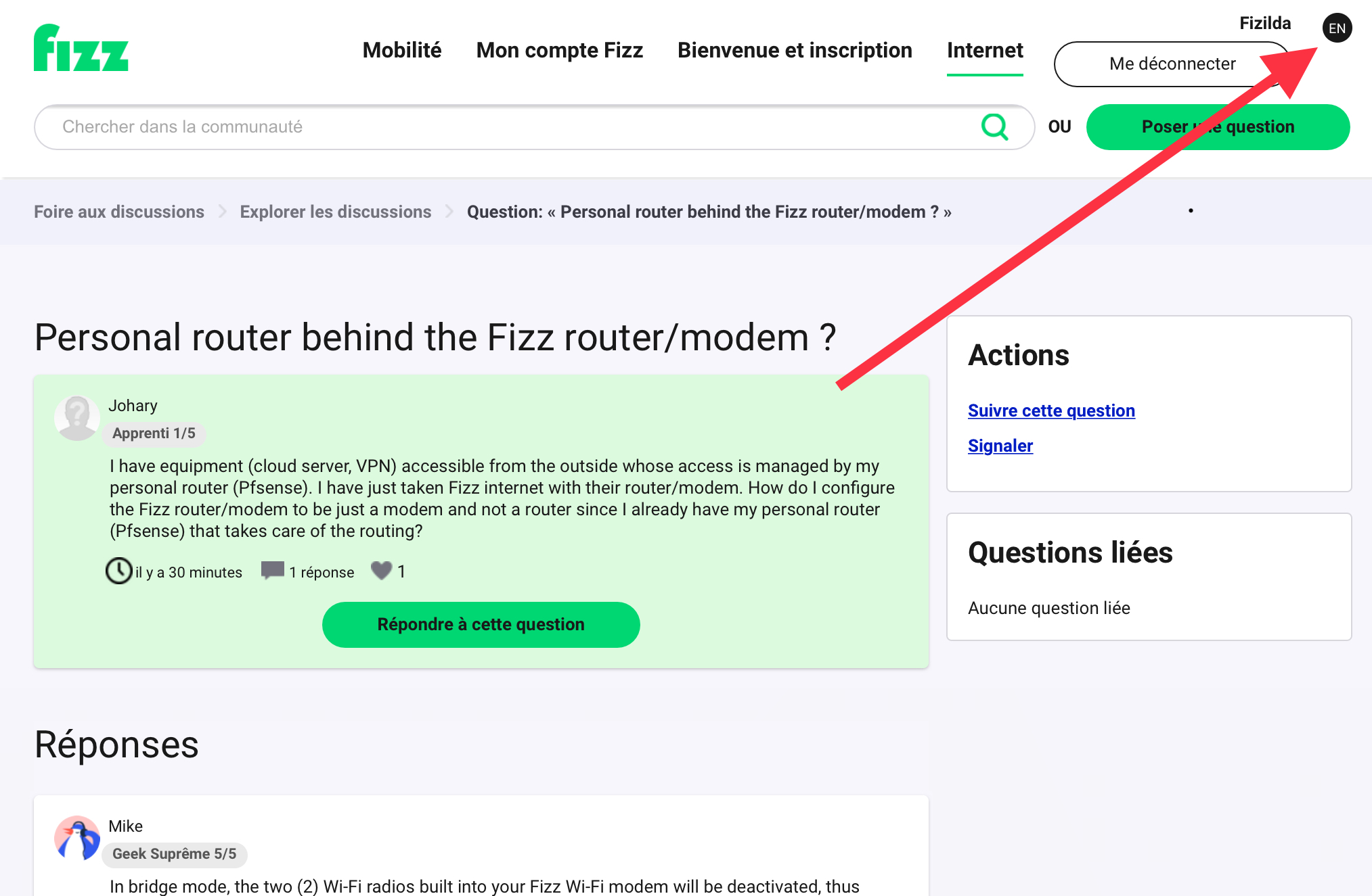Personal router behind the Fizz router/modem ? — Fizz Community Hub