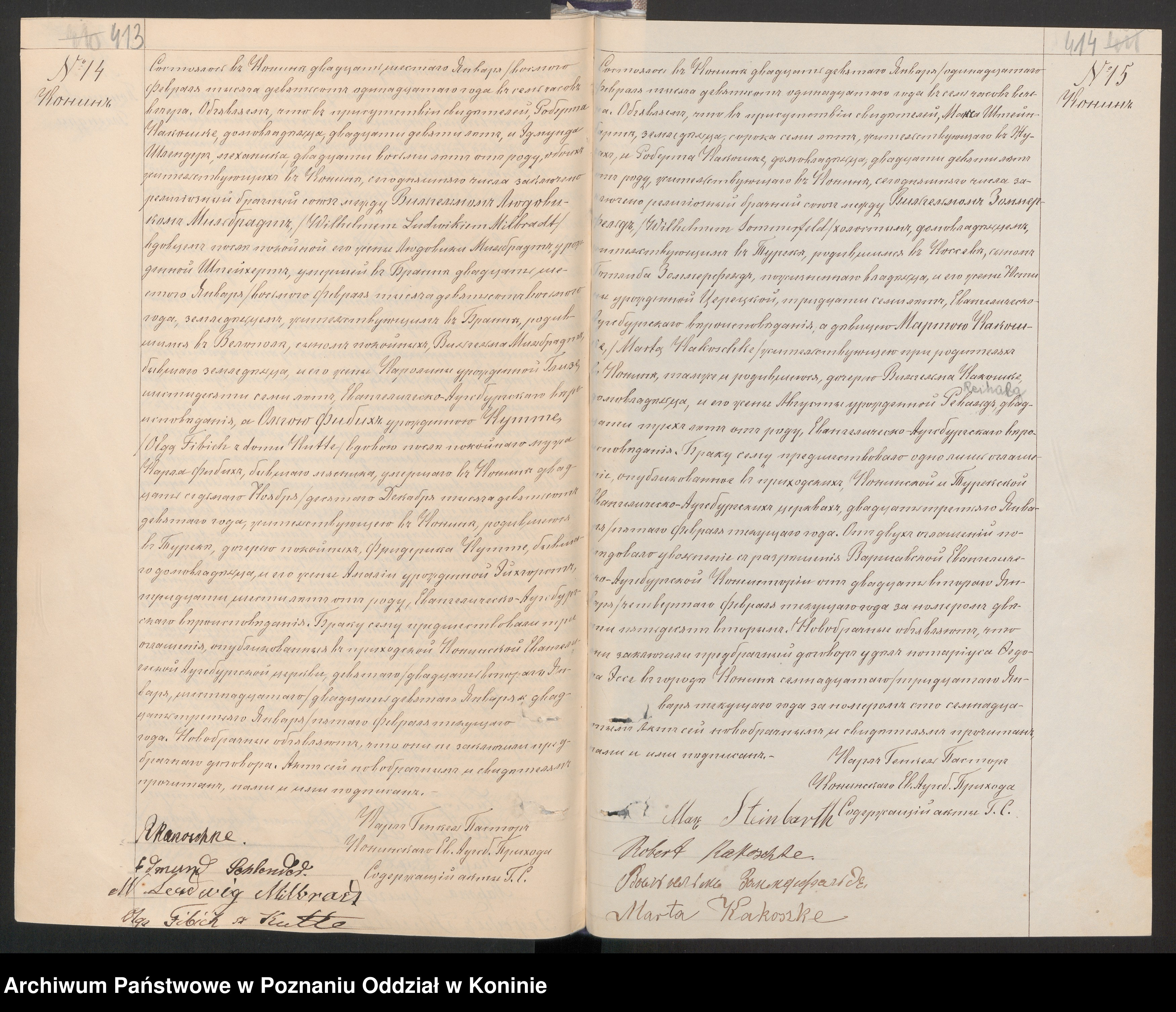 MILBRADT, Wilhelm Ludwik b , MR, 1911, Olga Fibich, no, 14, scan 211 of 310, Konin.jpg