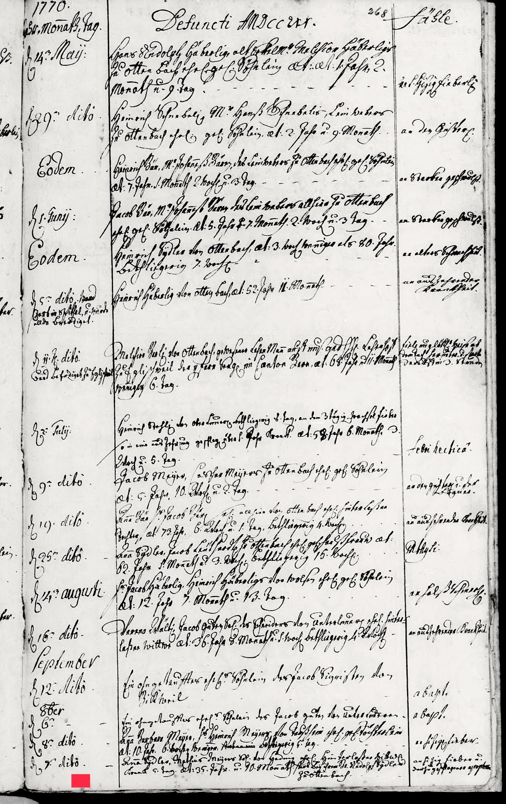 Anna Sidler death 7 October 1770 film 8014328 page 677.jpg