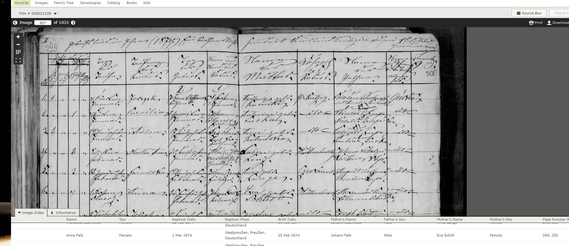 Baptism 5 Anna Falk b 1874.jpg